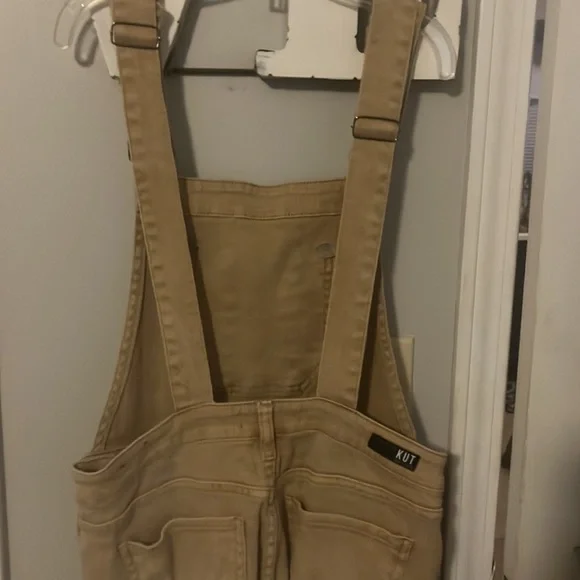 HP 🎉 Kut from the Kloth Jessica tan /brown / mustard overalls. - Picture 10 of 16